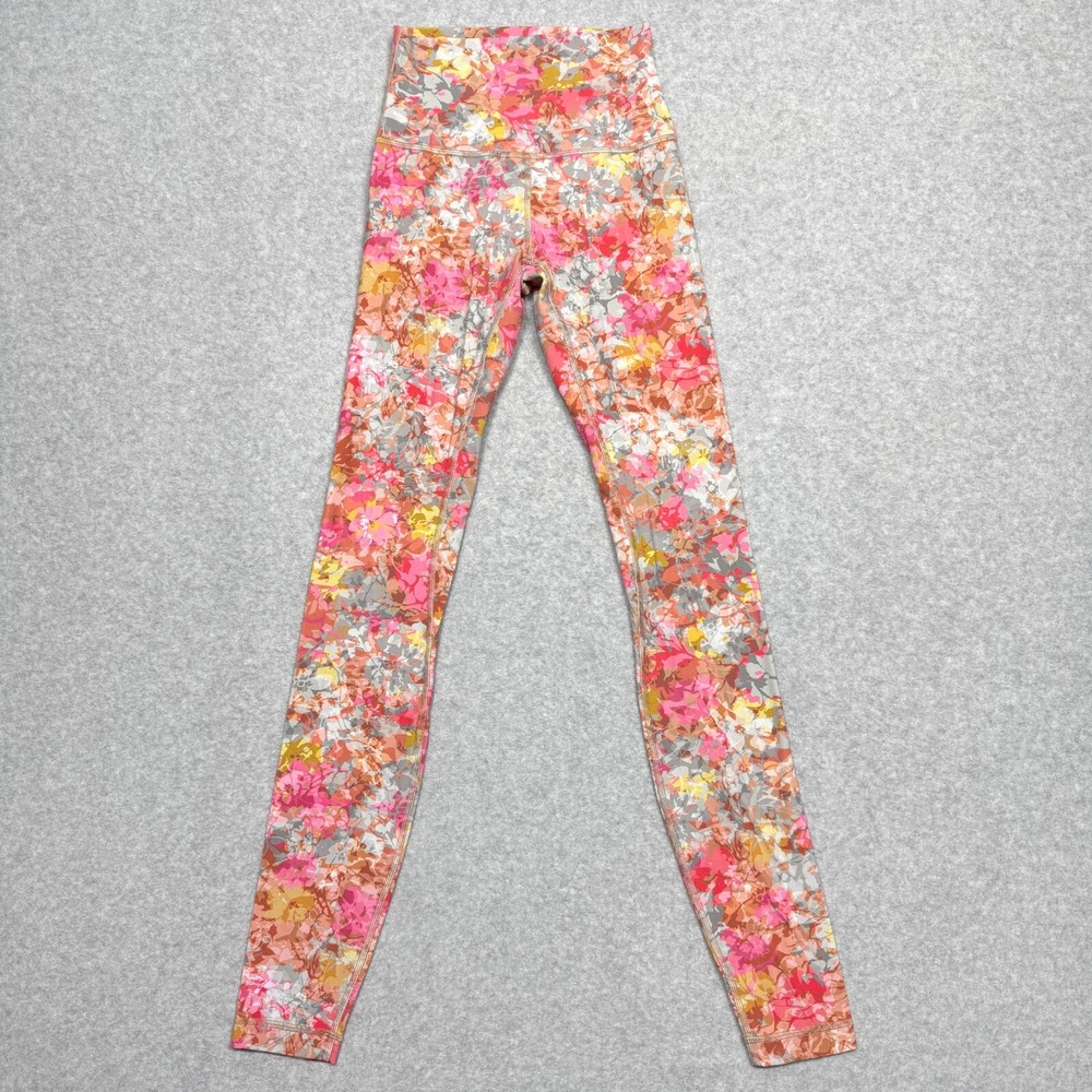 Lululemon Unlimit High-Rise‎ Tight Womens 2 Inflorescence Multi Floral 25" Ankle